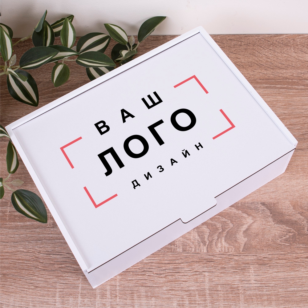 Коробка прямоугольная 29 см деревянная